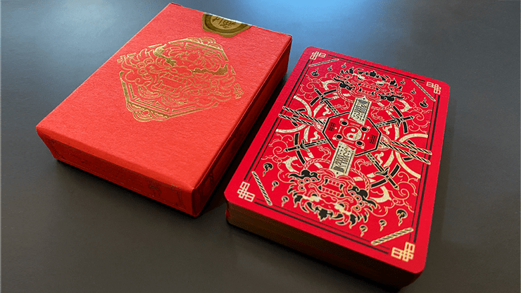 PlayingCardDecks.com-Geung Si The Torpor Red Playing Cards