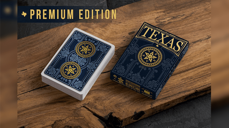PlayingCardDecks.com-No. 4 St. James Luxury Texas Playing Cards Blue