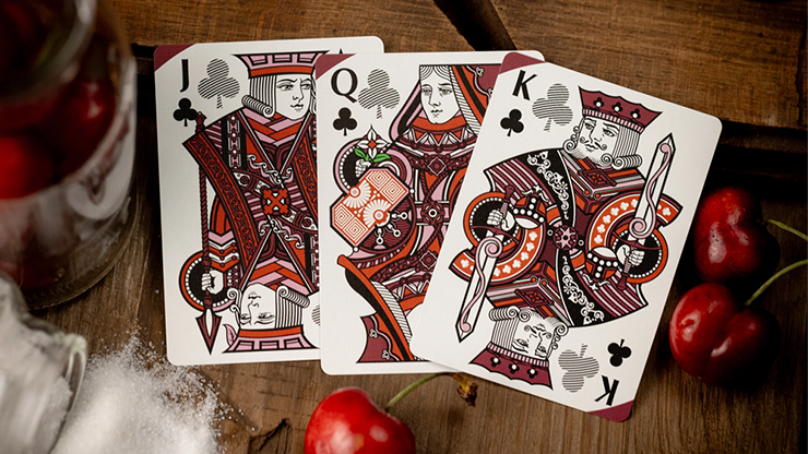 Gilded Cherry Pi Playing Card by Kings Wild Project