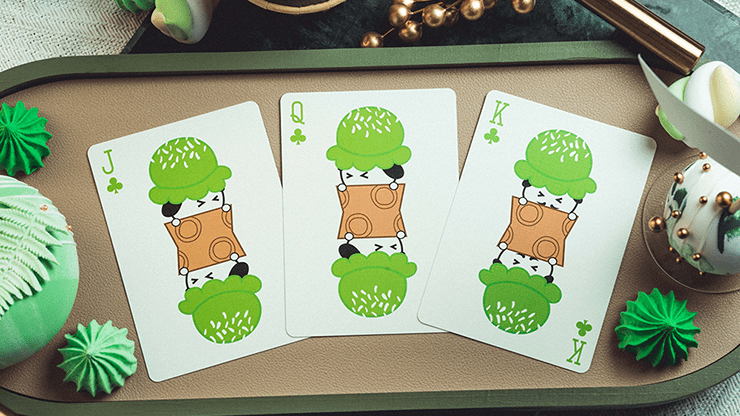 PlayingCardDecks.com-Glace Playing Cards Green TWPCC