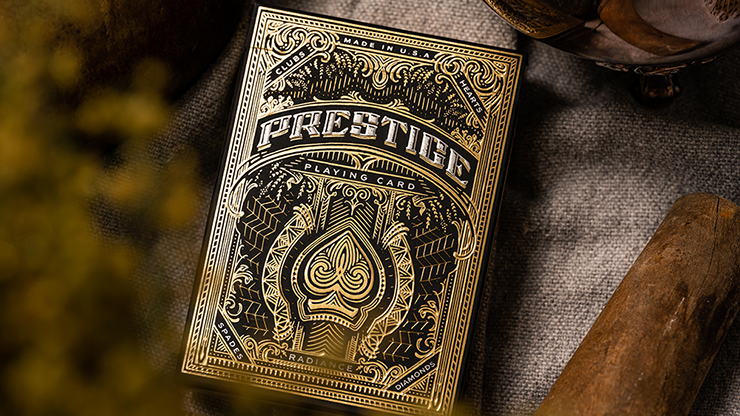 Prestige Black Playing Cards USPCC