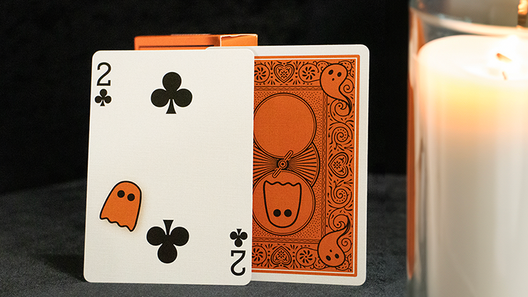Bicycle Boo Back Playing Cards Orange – PlayingCardDecks.com