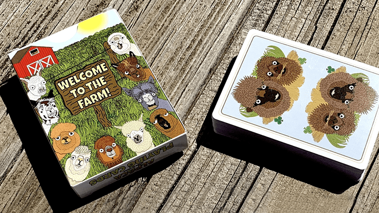 PlayingCardDecks.com-Alpaca Farm Playing Cards MPC