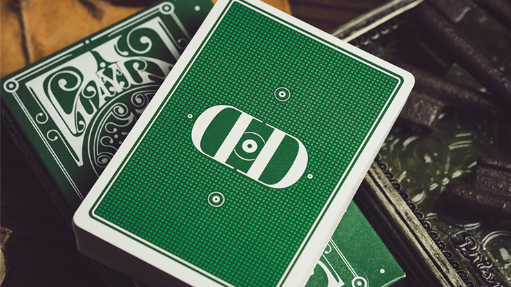 Smoke & Mirrors V9 Green Edition Playing Cards USPCC