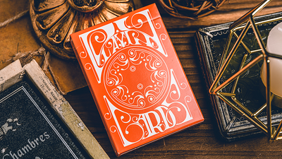 Smoke & Mirrors V9 Orange Edition Playing Cards by Dan & Dave