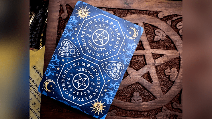 PlayingCardDecks.com-Divination Blue Playing Cards by Midnight Playing Cards LPCC