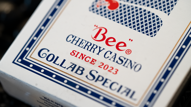 Limited Bee X Cherry Casino Blue Playing Cards - A Timeless Collaboration