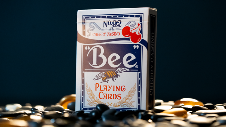Limited Bee X Cherry Casino Blue Playing Cards - A Timeless Collaboration