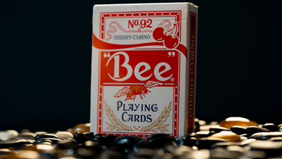 Limited Bee X Cherry Casino Red Playing Cards - A Timeless Collaboration