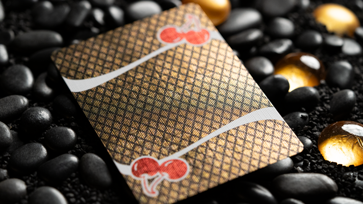 Limited Bee X Cherry Casino Playing Cards Set - Red, Blue, and Exclusive Black