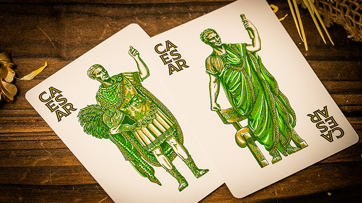 Caesar Playing Cards Green TWPCC