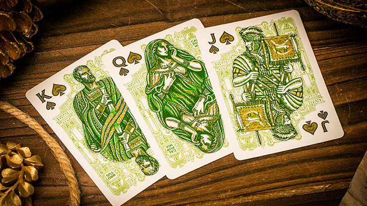 Caesar Playing Cards Green TWPCC