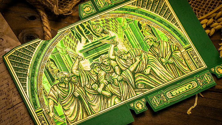 Caesar Playing Cards Green TWPCC