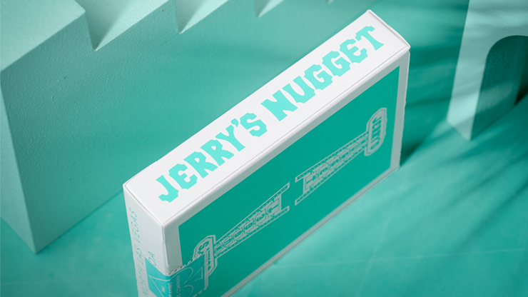 Jerry's Nugget Monotone Tiffany Blue Playing Cards USPCC