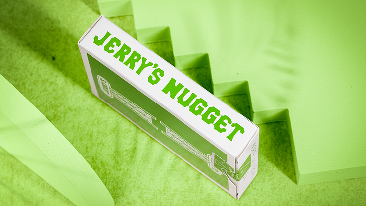 Jerry's Nugget Monotone Metallic Green Playing Cards USPCC
