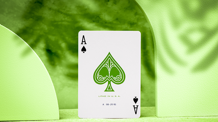 Jerry's Nugget Monotone Metallic Green Playing Cards USPCC ...