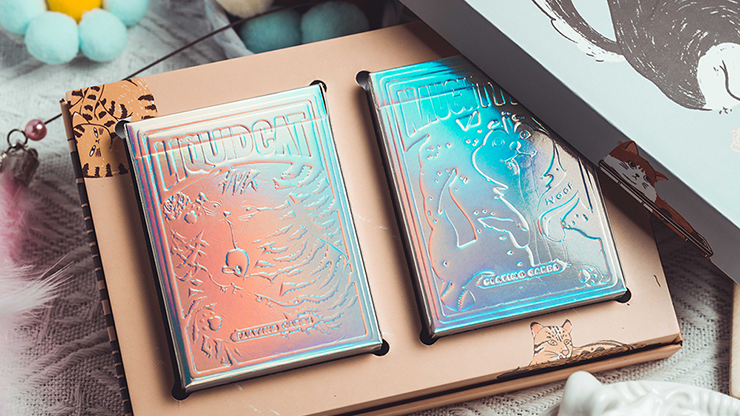 mpc holographic cards Holographic Naughty Dog and Liquid Cat Set Playing Cards MPC