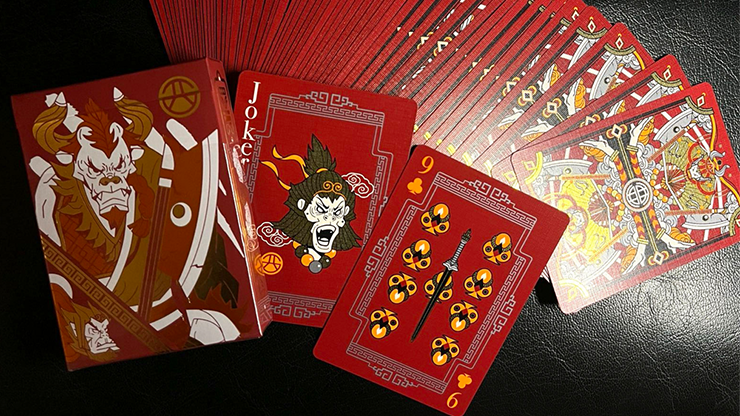 Bull Demon King Craft Confusion Red Playing Cards