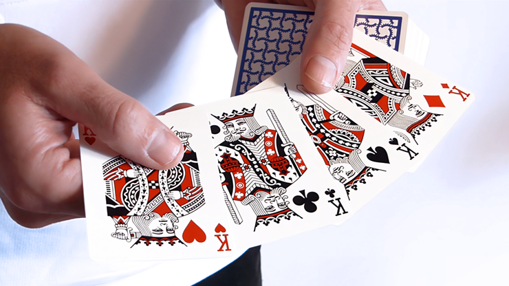 TURN Red Playing Cards by Mechanic Industries