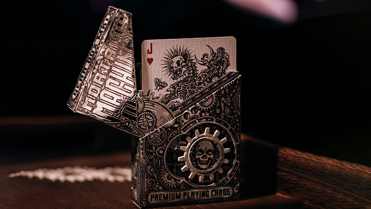 Mortalis Machina Playing Cards - Watch the Gears Turn as you Open the Box