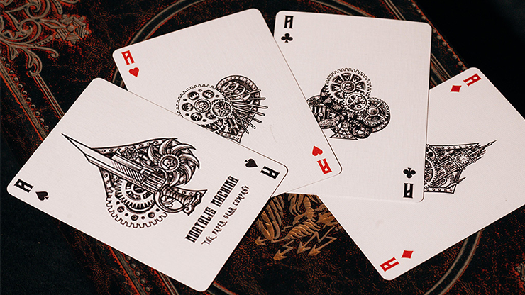 Mortalis Machina Playing Cards - Watch the Gears Turn as you Open the Box