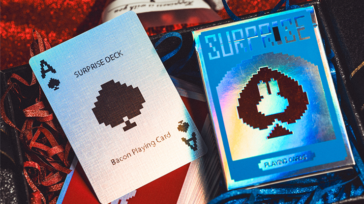 holographic playing cards Limited Holographic Edition Surprise Deck V5 Playing cards Blue