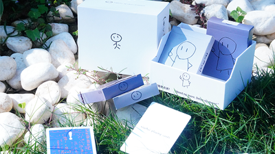 Simple Doodle Color Playing Cards by Bacon Playing Cards