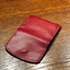 The Cowhide Coin Wallet by Bacon Magic -  Red