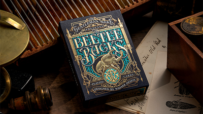 The Beetle Backs Playing Cards - Cobalt Edition