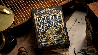 The Beetle Backs Playing Cards - Prestige Limited Edition (Black)