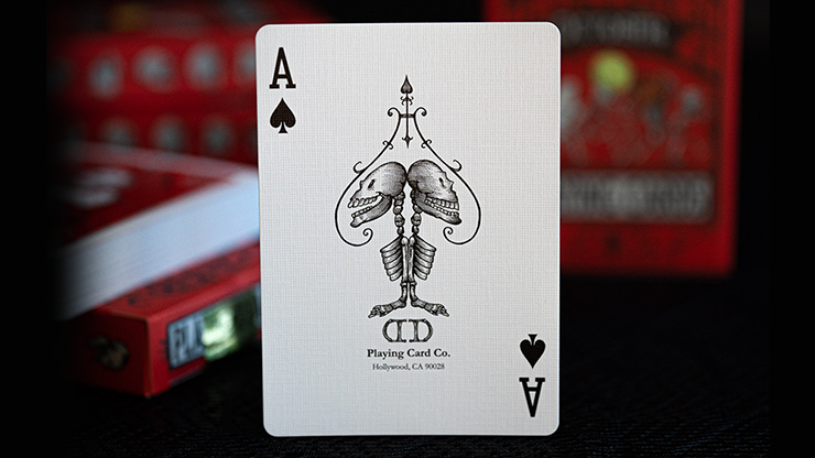 Fulton's October Red Edition Playing Cards
