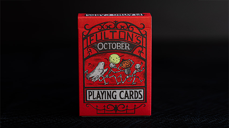 Fulton's October Red Edition Playing Cards