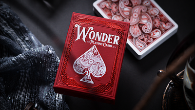 Wonder Playing Cards - Scarlet Edition by Wondercraft