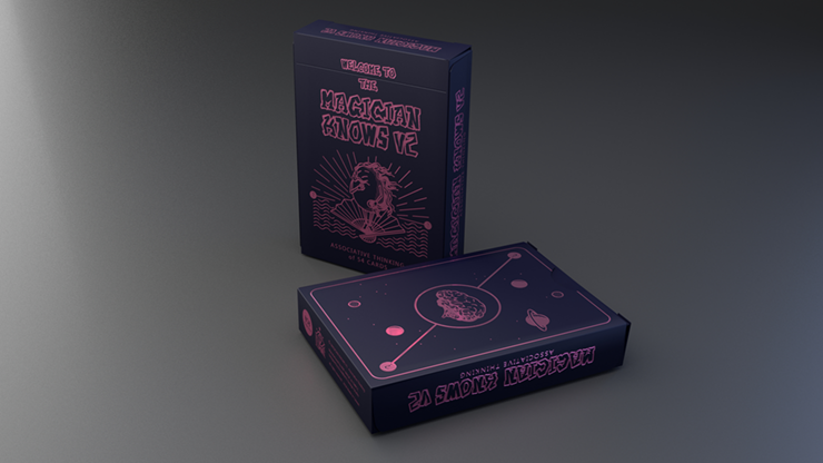 Magician Knows V2 Black & White Playing Cards by 808 Magic and Alan Wong