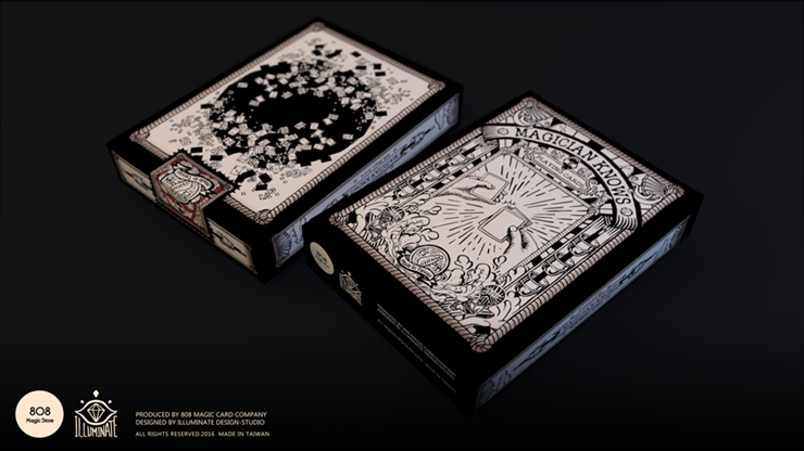 Magician Knows V1 Color Playing Cards by 808 Magic and Alan Wong
