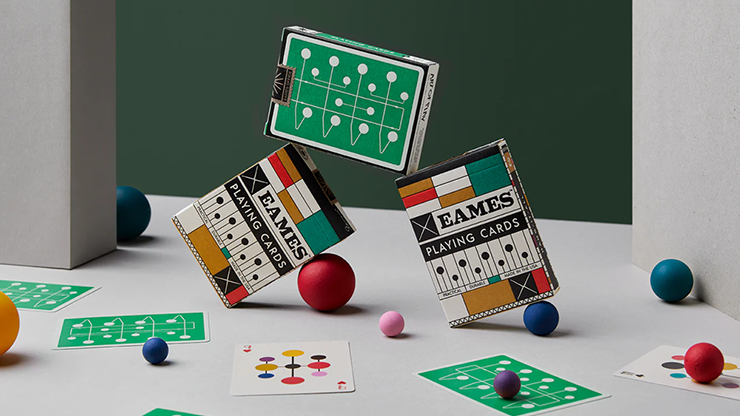 Eames Hang-It-All Green Playing Cards by Art of Play