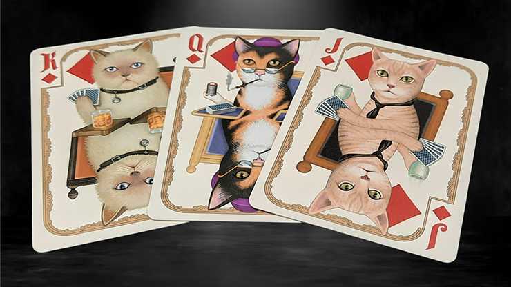 Bicycle Poker Cats V2 with Great New Card Backs