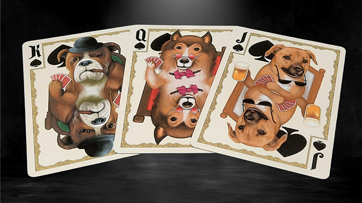Bicycle Poker Dogs V2 with Great New Card Backs