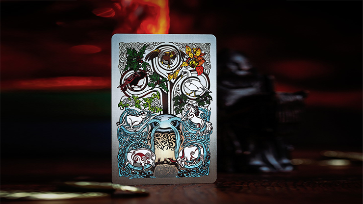 Asymmetrical Card Bicycle Celtic Myth Asymmetrical Playing Cards – PlayingCardDecks.com