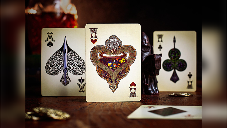 Asymmetrical Card Bicycle Celtic Myth Asymmetrical Playing Cards – PlayingCardDecks.com