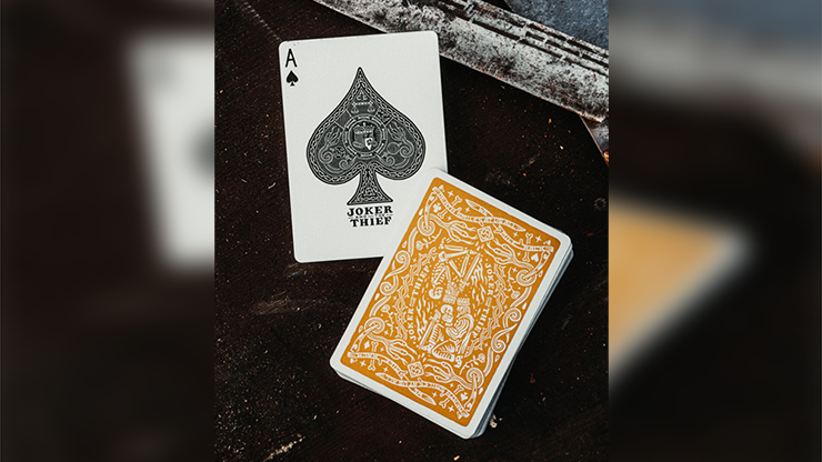 JT Crown (Gold) Playing Cards by Joker and the Thief