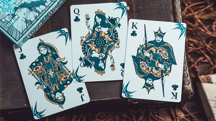 Blue Game Cards Stack Boom (Blue) Playing Cards – PlayingCardDecks.com