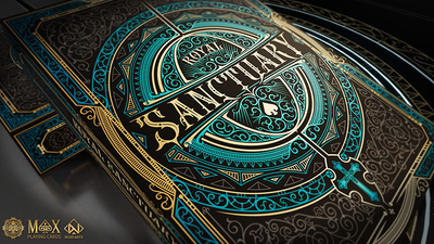Royal Sanctuary Emerald Playing Cards - Limited