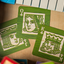 Alphabet Blocks (Green) Playing Cards by Kings Wild Project