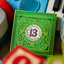 Alphabet Blocks (Green) Playing Cards by Kings Wild Project