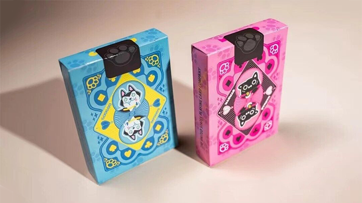 Bicycle Cat (Pink) Playing Cards by USPCC