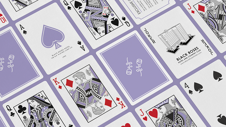 Black Roses Hotel V4 Playing Cards – PlayingCardDecks.com