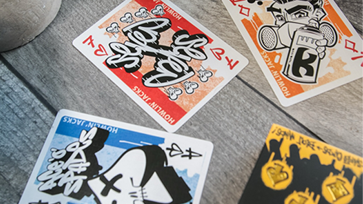 Scrawler 66's Playing Cards by Howlin' Jacks – PlayingCardDecks.com