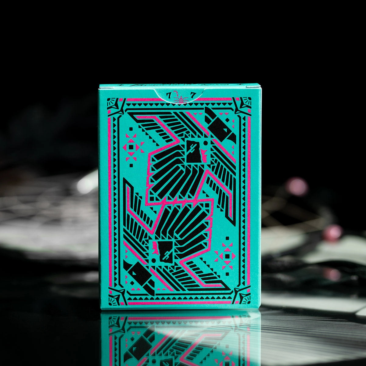 Fulton's Thunderbird Room Turquoise Edition Playing Cards