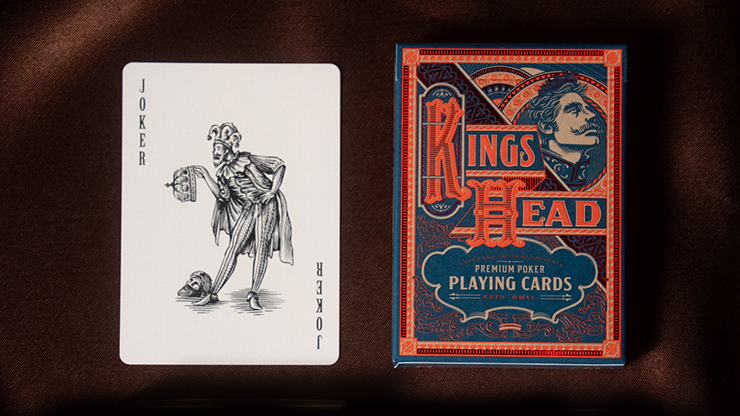 King's Head Playing Cards - Red & Blue